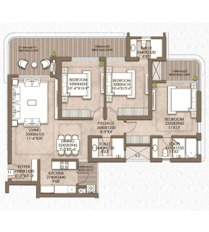 CRC Maesta Floor Plan