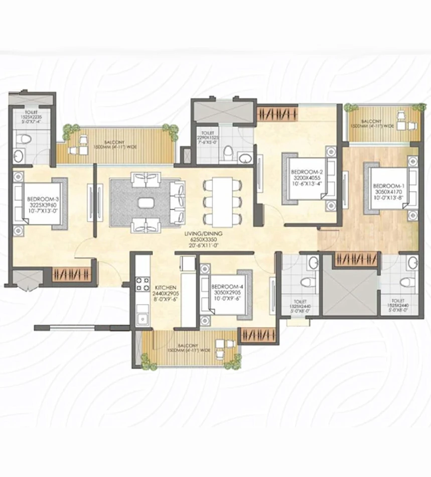 CRC Maesta Floor Plan